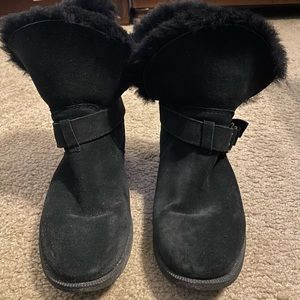 Black UGG short boots